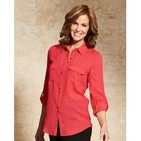 utility blouse with pockets