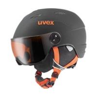 Uvex Junior Visor Pro black/orange mat