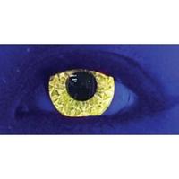 uv yellow abz 3 month coloured contact lenses mesmereyez mesmerglow