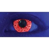 uv rizzy red 3 month coloured contact lenses mesmereyez mesmerglow