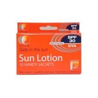 uvistat sun lotion 10 handy sachets