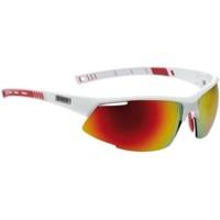 Uvex Radical Pro (white-red/mirror red+clear+ltmr. orange)