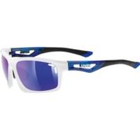 Uvex Sportstyle 700 (white blue/mirror blue)