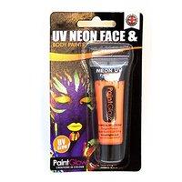 Uv Face & Body Paint, Orange, 10ml, Blister Pack