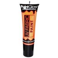 Uv Fabric Paint, Orange, 10ml