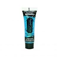 uv glitter body gel blue 10ml