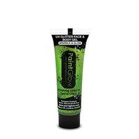 Uv Glitter Body Gel, Green, 10ml