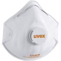 uvex 8732210 silv air c 2210 ffp2 pre formed mask with valve wh