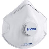 uvex 8732110 silv air c 2110 ffp1 folding mask with valve white