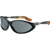 uvex 9188.076 cybric Safety Spectacles - Black/Orange Frames - Gre...