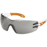 uvex 9192.745 pheos s Narrow Safety Spectacles - White/Orange Fram...