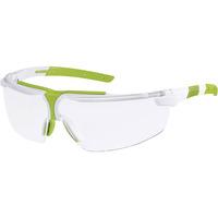 uvex 9190.315 i-3 Safety Spectacles - White/Lime Frames - Clear Lens