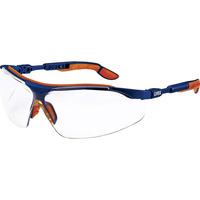 uvex 9160.265 i-vo Safety Spectacles - Blue/Orange Frames - Clear Lens