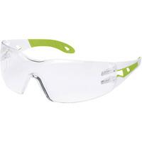 uvex 9192.725 pheos s Narrow Safety Spectacles - White/Green Frame...