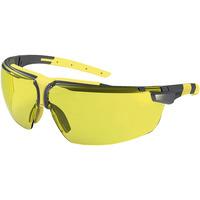 uvex 9190.220 i-3 Safety Spectacles - Anthracite/Yellow Frames - A...