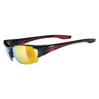 uvex blaze iii 3 lens glasses blackred