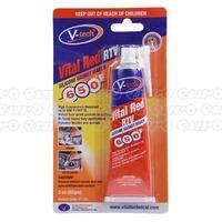 v tech red gasket sealant 85g