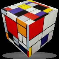 V-Cube Mondrian 3 x 3 Straight Cube
