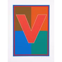 V - The Dazzle Alphabet By Peter Blake