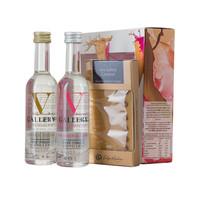 V Gallery Flavoured Vodka Miniature Gift Pack with Gourmet Fudge