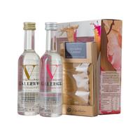 v gallery flavoured vodka miniature gift pack with gourmet fudge