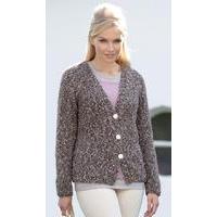 V Neck Cardigans in Sirdar Bouffle (7505)