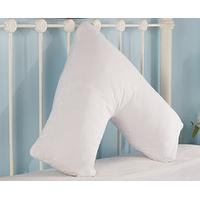 v shaped back support pillow hollowfibre