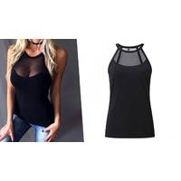 V-Neck Mesh Top - 1 or 2