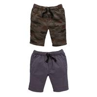 V By Very Pack of Two Boys Pull On Shorts