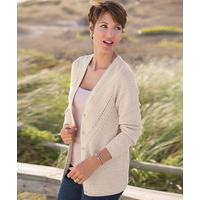 V-neck Cable Cardigan