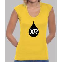 v neck shirt girl xabi rain logo