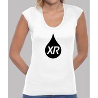 v-neck shirt girl xabi rain logo