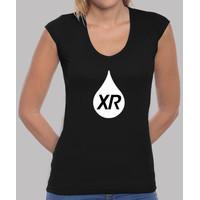 v-neck shirt girl xabi rain logo