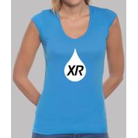 v-neck shirt girl xabi rain logo