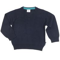 V-neck Baby Jumper - Blue quality kids boys girls