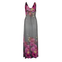 V-Neck Floral Maxi Dress