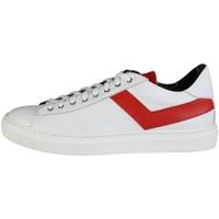 v 1969 silvere bianco rosso mens shoes trainers in white