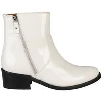 v 1969 claralie riso womens low ankle boots in white