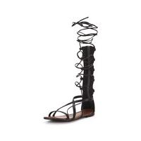 V by Very Knee High Lace Up Gladiator Sandals