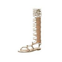 V by Very Grovener Metallic Gladiator Tie Up Sandals