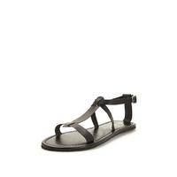 V by Very Emma Leather Flat Sandals