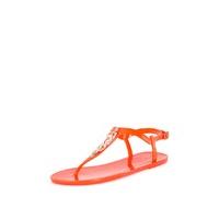 V by Very Farren Chain Detail Jelly Toepost Sandals