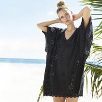 v neck beach cover up