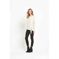 v by very lace tie front jumper