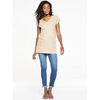 V by Very Lace Up Shoulder Detail Pocket Front Tunic