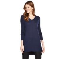 V By Very V Neck Step Hem Tunic