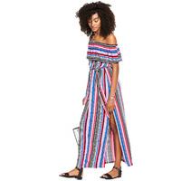 V By Very Frill Bardot Maxi Dress