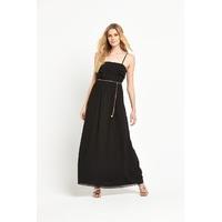 V By Very Mesh Frill Maxi Dress