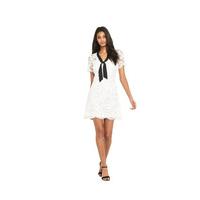 V By Very Lace Tie Neck Shift Dress