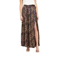 V By Very Paisley Print Satin Maxi Skirt